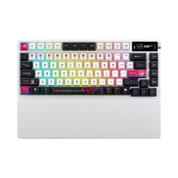 [해외] 아수스 ROG Azoth X 게이밍 키보드 75% 커스텀 핫스왑 ROG NX V2 화이트