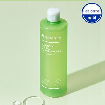 리얼베리어 컨트롤-T 티트리 클렌징 워터 400ml(+랜덤견본 2매)