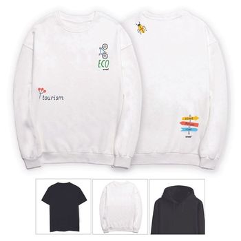 키밍 맨투맨 후드티 eco tourism 여성 남성 티셔츠