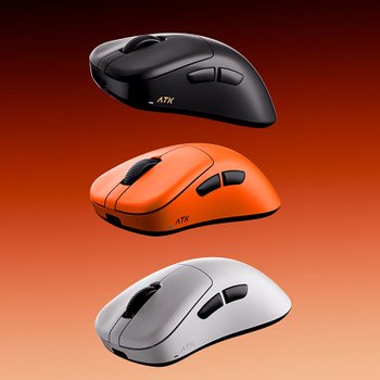 [해외] ATK Z1V2 Ultimate 무선 게이밍 마우스 PAW3950Ultra 500mAh 듀얼8k GEM8K수신기