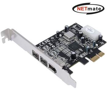 넷메이트 XF72OB01 IEEE1394A+B PCI Express 카드(TI)(슬림PC겸