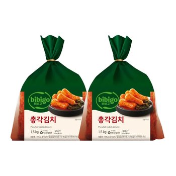 CJ제일제당 비비고 총각김치 1.5kg x2개