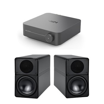 WiiM(윔) AMP Pro + 엘락 BS305 올인원 스트리밍 하이파이 오디오