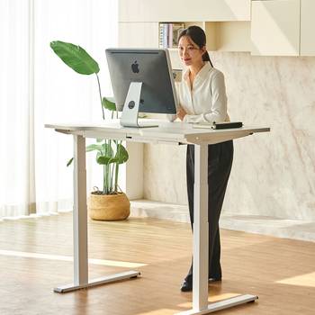 롱코 듀얼모터 높이조절 책상 밸런스 모션데스크 스탠딩 전동책상 3STEP 1200