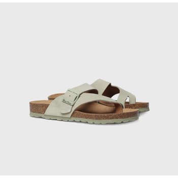 [해외] [TONIPONS - GAIA QT] 토니폰즈 스웨이드 버클 스트랩 샌들 슬리퍼 MENTA 민트