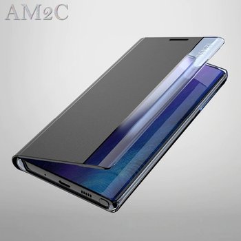 아미크(AM2C) 갤럭시 A70 A70s 스마트 사이드뷰 케이스 기능성패브릭 플립 하드 A705 A707