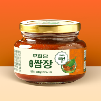 무화당 저당 알룰로스 쌈장 250g, 3개