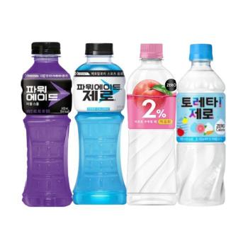 한번에먹자 500~600ml 이온음료 4종 각5개 / 토레타 제로+파워에이드 퍼플스톰+ (S13167069)