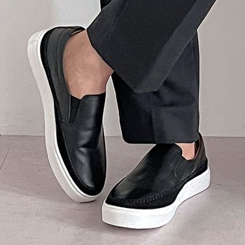 [더힐슈즈] 남자 남성 발편한 슬립온 운동화 스니커즈 3cm/3color sjaw-renoma