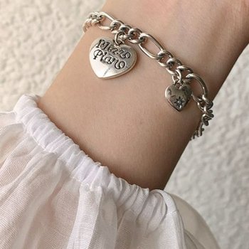 (925 silver) Piano bracelet C 04-WF2E947