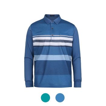 혼합 배색 긴팔 카라티 MB KAA DY302 303_P418518211