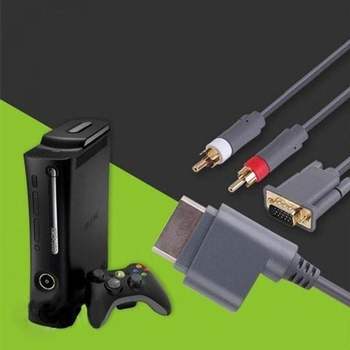 케이블 VGA 1.8M 2RCA Xbox AV 게임기 360용 쿨러 쿨러연장 컴퓨터조립 컴퓨터용품 쿨러전원