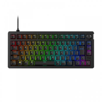 [해외] HyperX Alloy Rise 75 75% 7G7A4AA ABJ 게이밍 키보드 일본어 배열 기계식 선형 스위치 미디어