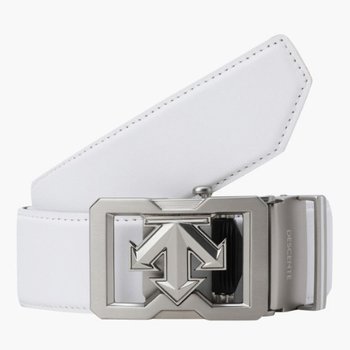 데상트골프벨트 VQA DQ32MFBT71-BWTG 남성 기본 반자동 벨트 / Bright White