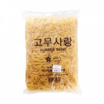 고무줄 고무밴드 1kg 노란색