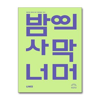 밤의 사막 너머