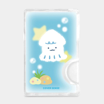 [오늘출발] 큐트 아이폰 갤럭시 바다 친구들 2배 자력 맥세이프 호환(자석링 포함) 사이드 카드 슬롯 지갑