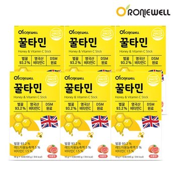 꿀타민 자몽맛 10포 x 6개