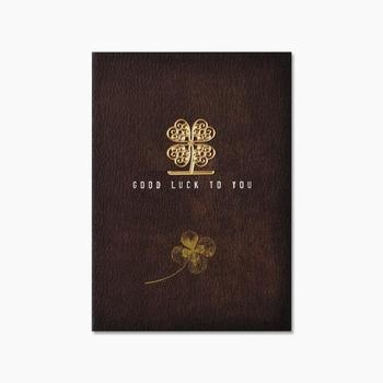 [북프렌즈] 북마크 카드(미니) 엔틱 - 네잎클로버