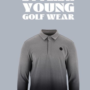 남성 그라데이션 프린트 폴로티셔츠6I75281J