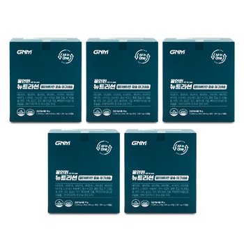 GNM자연의품격 올인원 뉴트리션 멀티비타민 칼슘 마그네슘 30개입 5박스 I