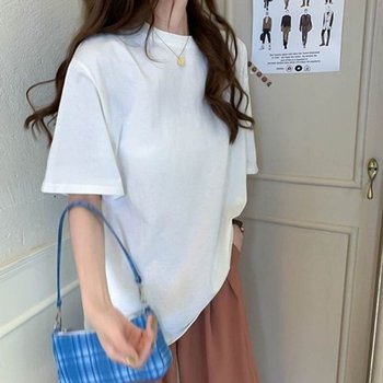 여성 무지 기본 반팔티 DS-CC017_19558405_667501