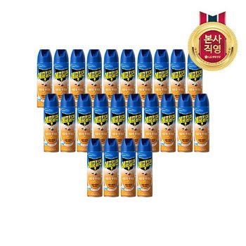 에프킬라 에어로졸 모기약(살충제) 내추럴후레쉬(오렌지향) 500ml 24개