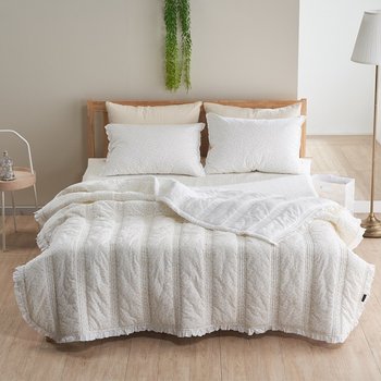 [오늘출발] 싹싹몰 로라 홀짝 스프레드 퀸 세트 핑크