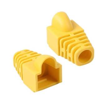 RJ 45 CAT.6 통부트 7파이 옐로우 100개 rj45 rj45커넥터 랜테스터기 랜툴세트 랜케이블