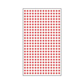원형견출지 적색 지름3mm 7매x20개입 설문조사견출지 인덱스스티커