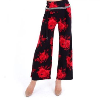 LDP7100 HF63WO94 꽃 끈 바지