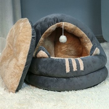 러브펫 고양이 쿠션방석 동굴하우스 강아지방석 (WBA60F6)
