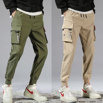 남성 PWRS8342 4색 주머니 포인트 슬림핏 조거 팬츠 STC-360004