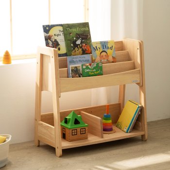 야마토야 야마토야 노스타3 원목 유아 북랙 전면 아기 책장