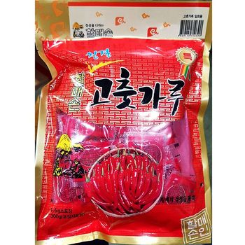 용 식자재 할매손 고춧가루 일회용 1.5g 건300g