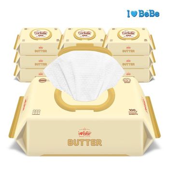 버터 52g엠보 100매 10팩 캡형 아기물티슈_P398202572