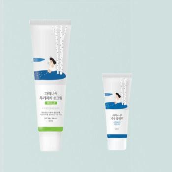 라운드랩 자작나무 무기자차 선크림 50ml+20ml 클렌저 (S40011988)