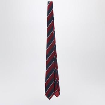[해외] [해외배송] 25 F/W LENE 스트라이프 타이 인 버건디 NTFS21170PL-711 B0051926098