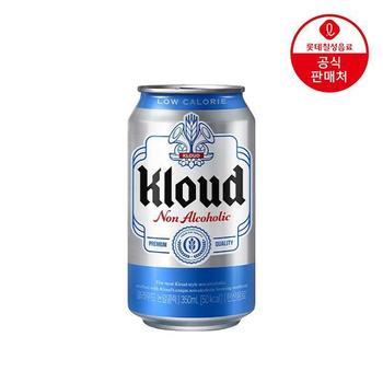 [본사직영] 롯데 클라우드 논알콜릭 350ml x 12캔