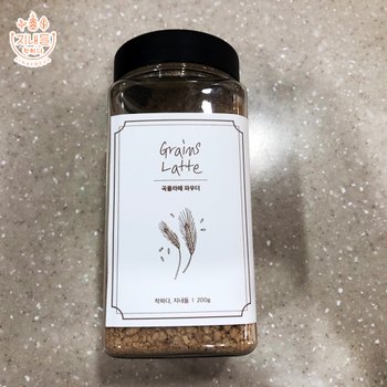 지내들 곡물라떼 파우더 200g