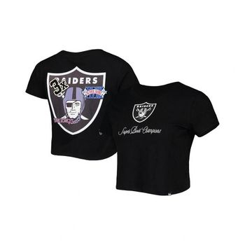 New 에라 우먼 블랙 Las Vegas Raiders Historic Champs 티셔츠 - 14808829 709478