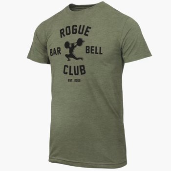 로그피트니스반팔티 Rogue Barbell Club 2.0 Shirt Heather Lieutenant HW0513 p30