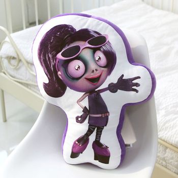 좀비덤 라인프린트 쿠션 좀걸 캐릭터쿠션