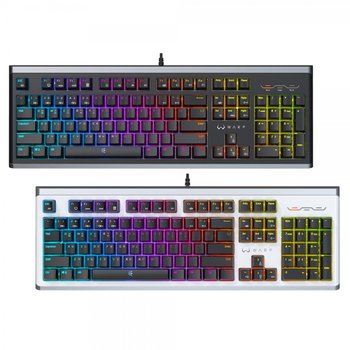 마이크로닉스 WARP WK-1 마닉축 RGB 게이밍 기계식 키보드 블랙 (청축)