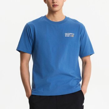 뉴발란스G MT41908 ATHLETICS 그래픽 반팔티(SEMI OVER FIT) NBNEF22461-50