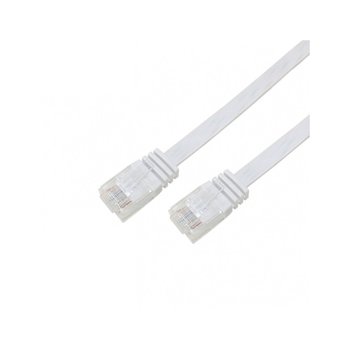 LANstar D[10858]UTP평면케이블, CAT.6 DIRECT 5M, WHITE(흰색)
