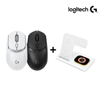 로지텍코리아 게이밍G 무선 게이밍마우스 G309 LIGHTSPEED + 무선충전세트