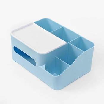소품정리함 TZA295F0 24.5x18cm 스카이 화장대트레이 페이퍼타