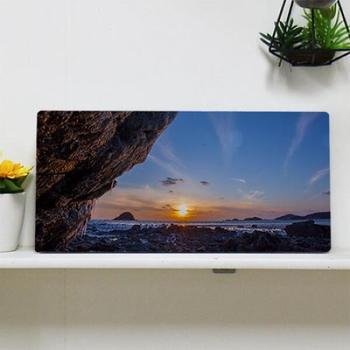 아트박스/꾸밈 pi579-폼아크릴액자38CmX18Cm_석모도일출풍경