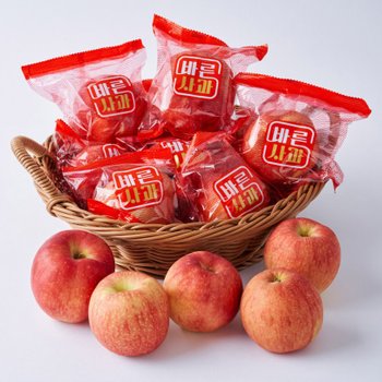 하루한알 바른 가정용 세척사과 2kg~5kg 골라담기